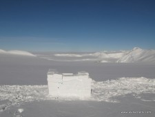 Toilet with a View at Vinson Base Camp