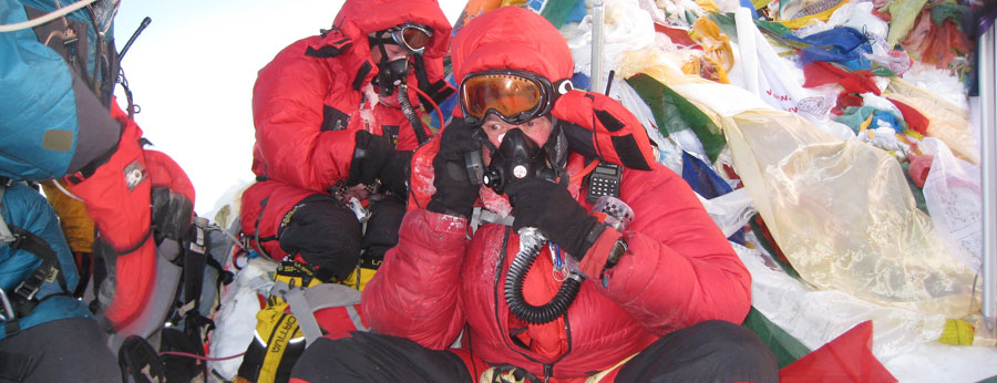 Alan on Everest Summit May 21 2011 Click for more