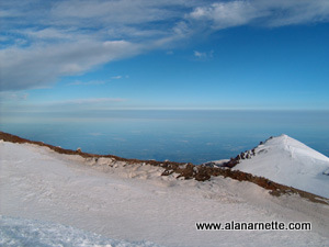 Click for Video: Crater walls on the summit