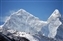 Kantega (6685m) and Thamserku (6608m) in the Khumbu Solo region near Mt. Everest.