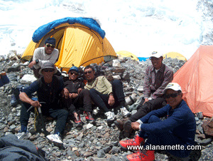 Sherpas at Camp 2