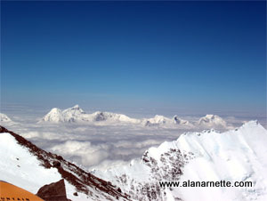 View of Makalu from South Col