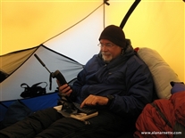 Alan posting from Antartcia