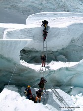 Khumbu Icefall Ladders