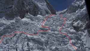 2015 Icefall route