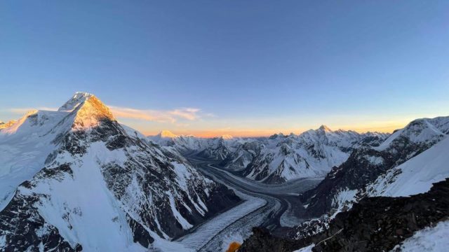 Broad Peak from K2 JUly 26 2021 Courtesy of Jon Gupta