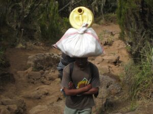 Porters on KIlimanjaro