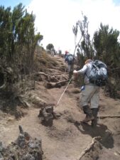 on KIlimanjaro