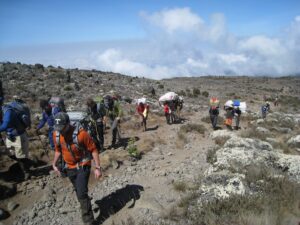 Hiking on Kilimanjaro