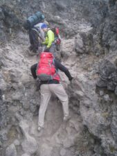 The Baracco Wall on KIlimanjaro