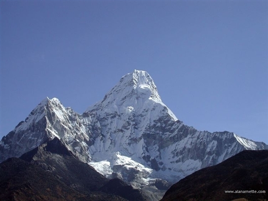 Ama Dablam from the trek to basecamp