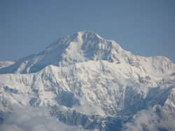 Denali from the air: Click to enlarge