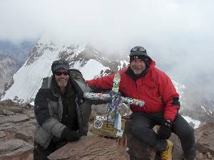 Alan & Stu on Aconcagua Summit