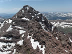 The South Maroon Peak from the North Peak (61kb)